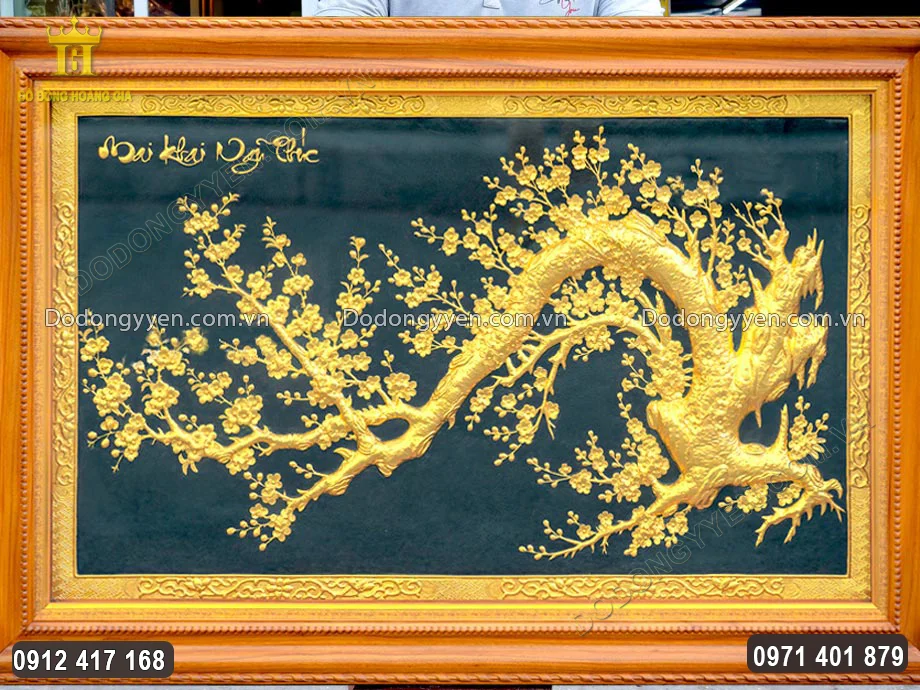 Khung tranh bằng gỗ tự nhi&ecirc;n chắc chắn